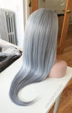 Straight Gray Full Lace Wig