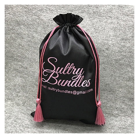 Bolsas de embalaje con borlas de satén